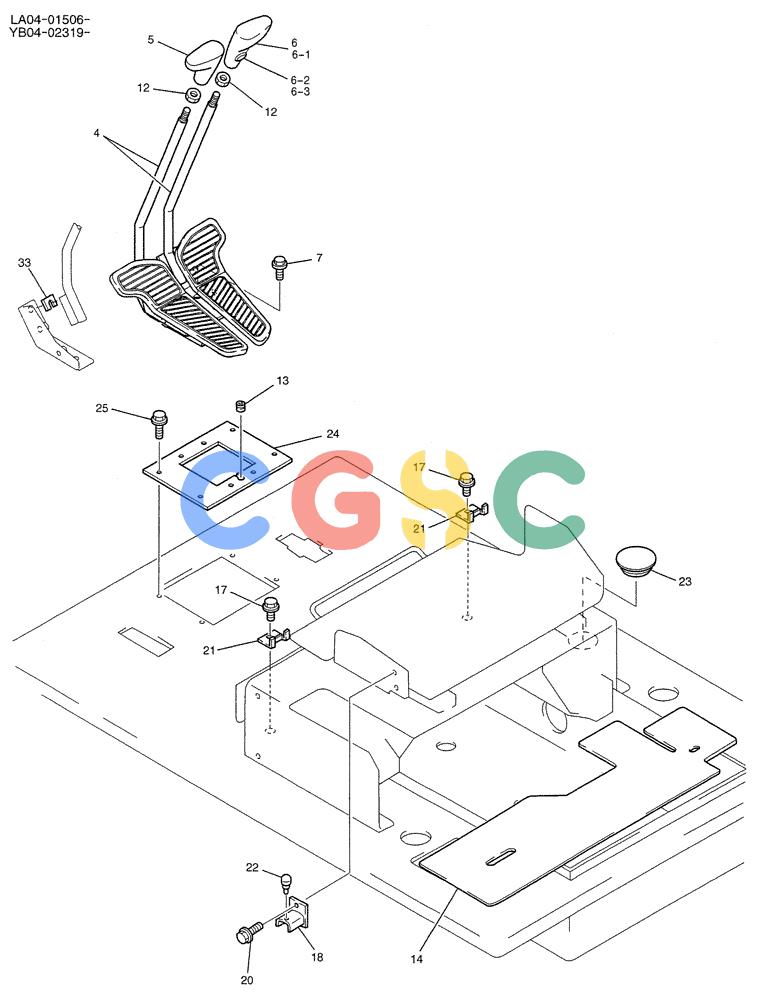 纽荷兰零件查询(E200SRLC) - CRAWLER EXCAVATOR BTW LA04-01506 - LA04-01625 (01-025[02]) - CONTROLS OPERATORS New Holland Constructuion
