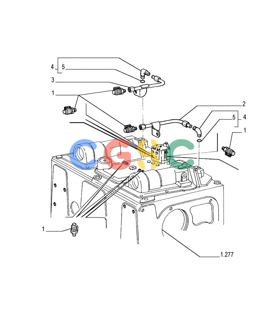 纽荷兰零件查询(FL175) - CRAWLER LOADER (N.A. VERSION) (6/92-) (1.277[18]) - REAR TRANSMISSION - DIAGNOSTIC New Holland Constructuion