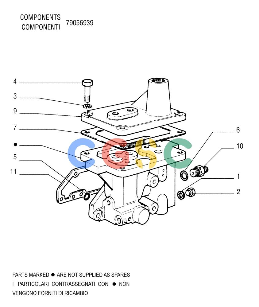 纽荷兰零件查询(FL175) - CRAWLER LOADER (N.A. VERSION) (6/92-) (1.211[10]) - TRANSMISSION - CONTROL VALVE New Holland Constructuion