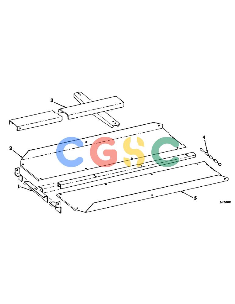 凯斯零件查询(57) - INTERNATIONAL HARVESTER RECTANGULAR BALER (1/57-12/72) (A-11) - LOWER TENSION CHANNEL AND BALE CHAMBER EXTENSION Case Agriculture