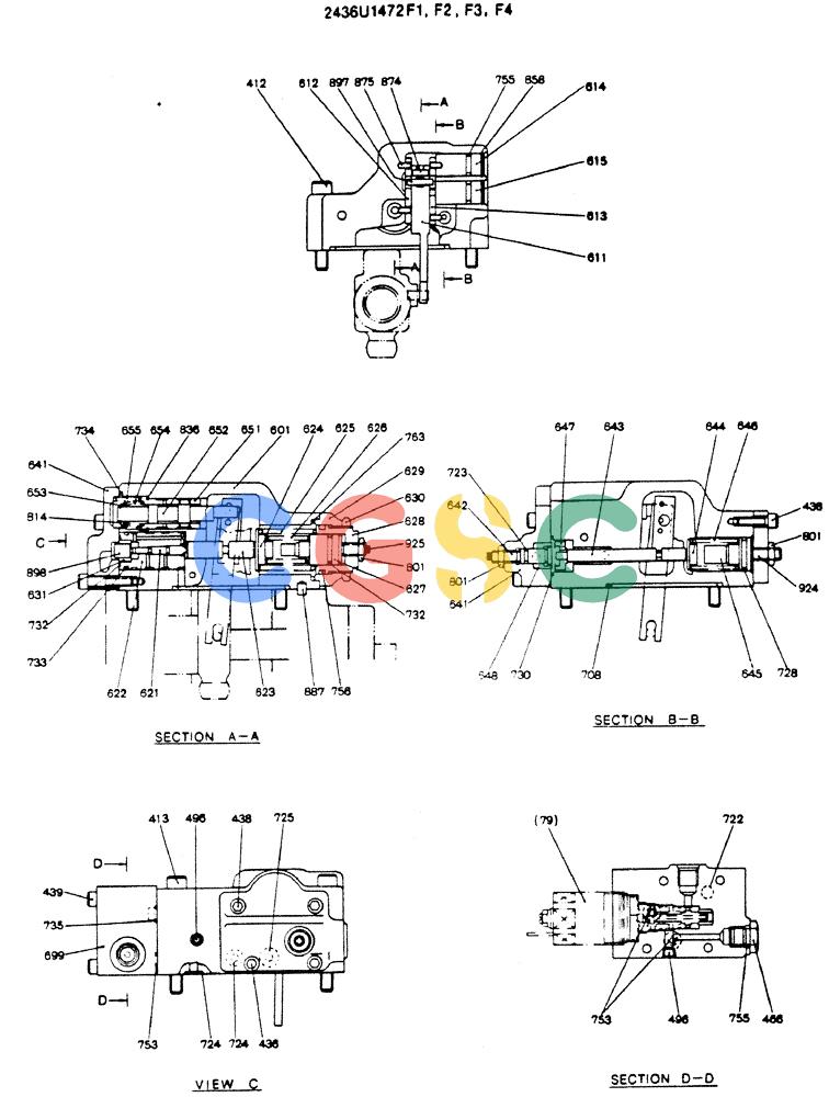 神钢零件查询(MD140C) - EXCAVATOR ASN YPU00501 (1/80-12/06) (12-016) - REGULATOR ASSY (FRONT) Kobelco