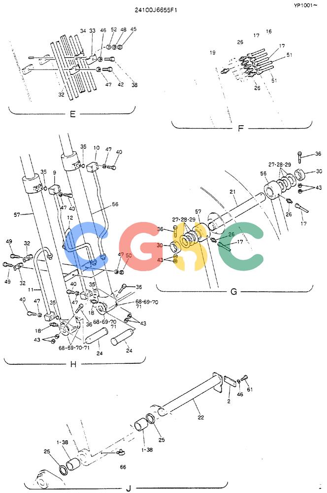 神钢零件查询(MD140BLC) - EXCAVATOR BTW YP1001 - YP1281 (1/80-12/06) (07-001[02]) - BOOM ASSY, 4.6M Kobelco