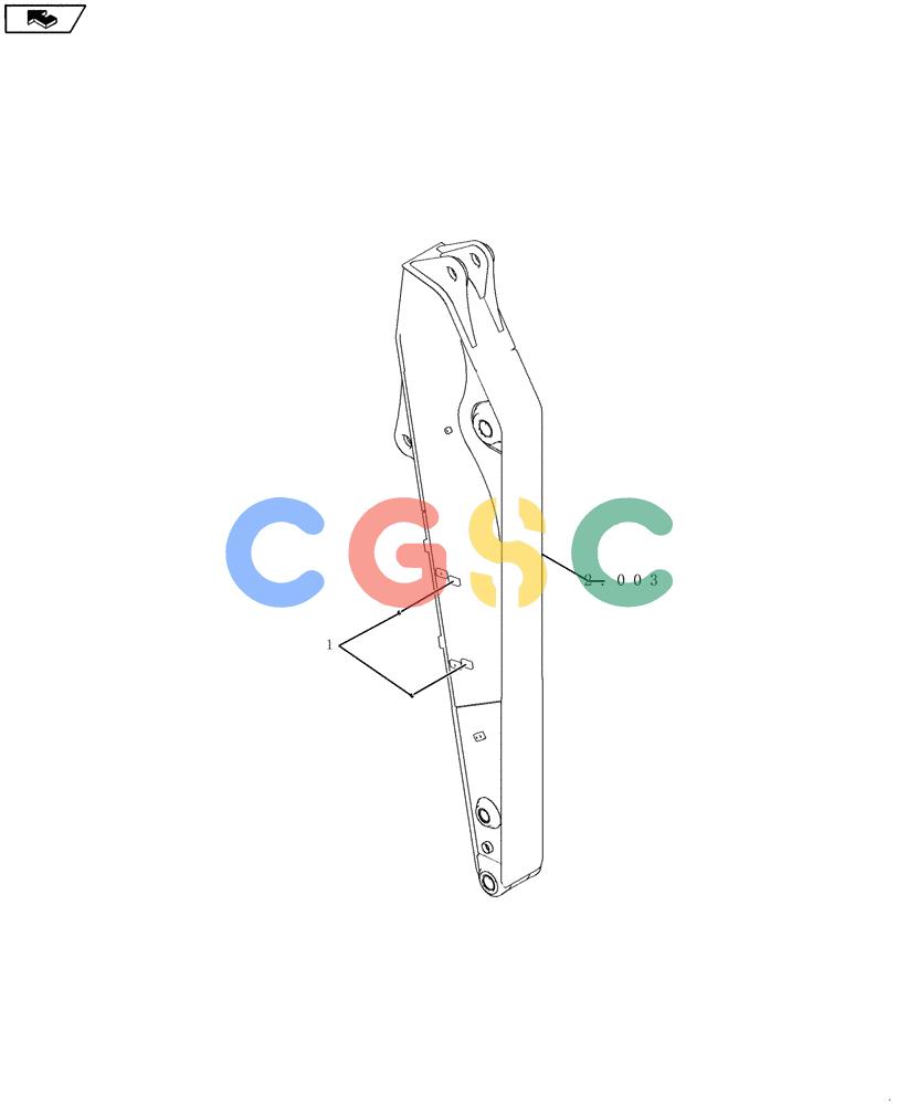 纽荷兰零件查询(E235BSR) - CRAWLER EXCAVATOR (5/07-) (5.0012[02]) - CAP ASSY - 2-PIECE BOOM New Holland Constructuion