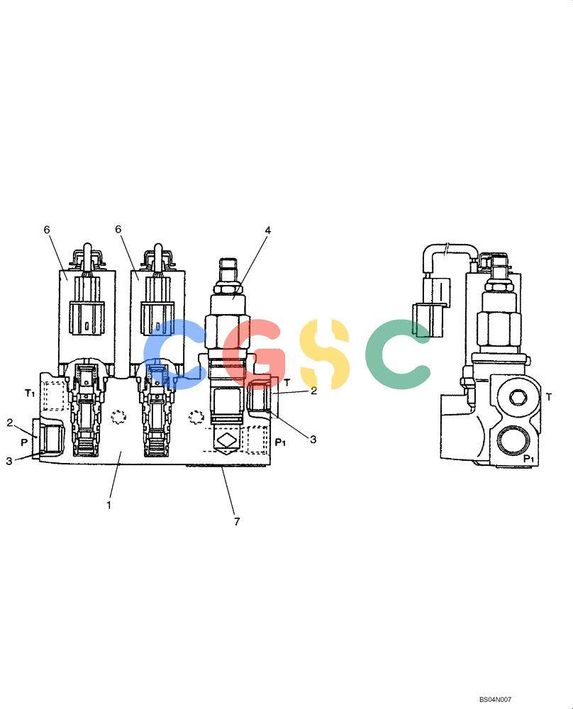 纽荷兰零件查询(E15) - COMPACT CRAWLER EXCAVATOR (N.A.) (1/06-) (08-41[00]) - VALVE ASSY - SOLENOID (PH35V00001F2) New Holland Constructuion