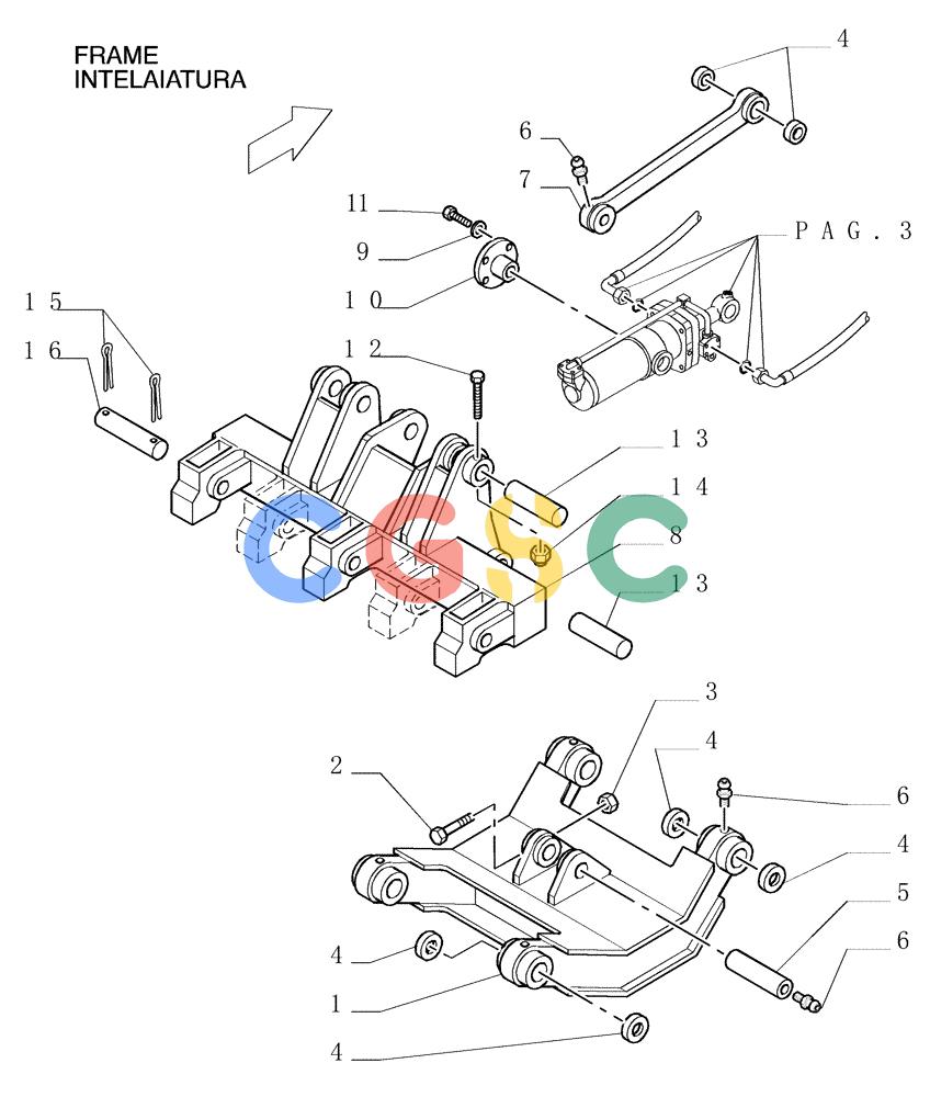 纽荷兰零件查询(DC150.B) - CRAWLER DOZER TIER 2 (3/03-) (9.523[02]) - RIPPER (RP) - 'RECO' - 12F - OPTIONAL CODE 784117041 - VERSION (01-02-04) New Holland Constructuion