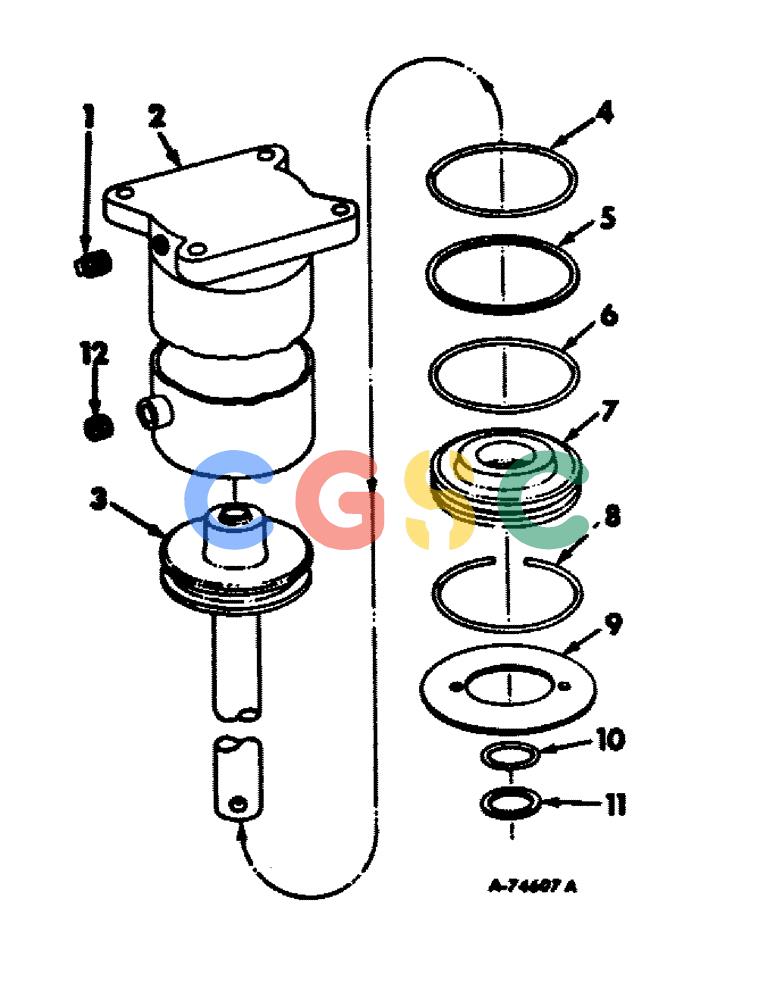 凯斯零件查询(445) - INTERNATIONAL HARVESTER RECTANGULAR BALER (NORTH AMERICA) (1/76-12/88) (A-49) - HYDRAULIC BALE TENSION DEVICE, HYDRAULIC JACK Case Agriculture