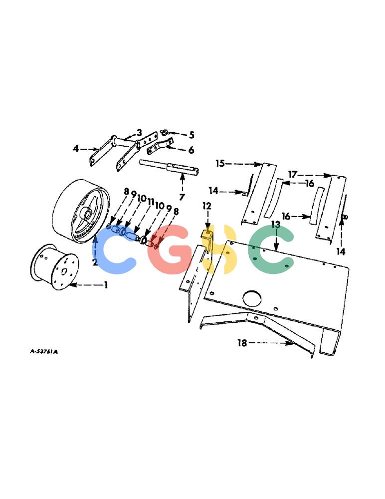 凯斯零件查询(57) - INTERNATIONAL HARVESTER RECTANGULAR BALER (1/57-12/72) (A-54) - ADDITIONAL PARTS FOR WISCONSIN ENGINE, ENGINE BASE AND PULLEYS Case Agriculture