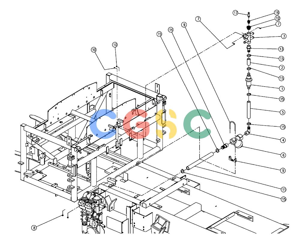 凯斯零件查询(FLX810) - FLEX-AIR APPLICATOR (10/03-8/09) (10-024) - MANIFOLD GROUP, FLEX LIQUID, 60 & 70’ Case Agriculture