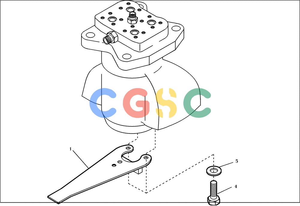 纽荷兰零件查询(EC450) - CRAWLER EXCAVATOR (SN: 750001-UP) (11/99-) (22.510[001]) - ARRESTOR ROTOR (S/N 750001-UP) New Holland Constructuion