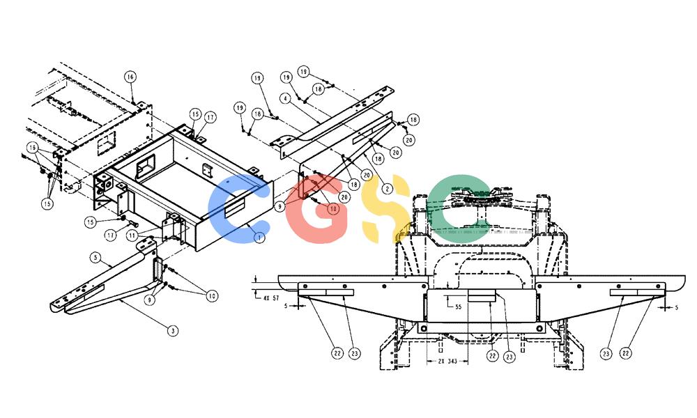 凯斯零件查询(FLX810) - FLEX-AIR APPLICATOR (10/03-8/09) (05-006) - EXTENSION GROUP, 70’, 46” Case Agriculture