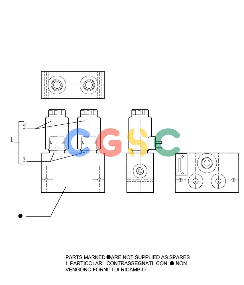 纽荷兰零件查询(DC150PS) - CRAWLER DOZER (2.304[06]) - BRAKE CONTROL New Holland Constructuion