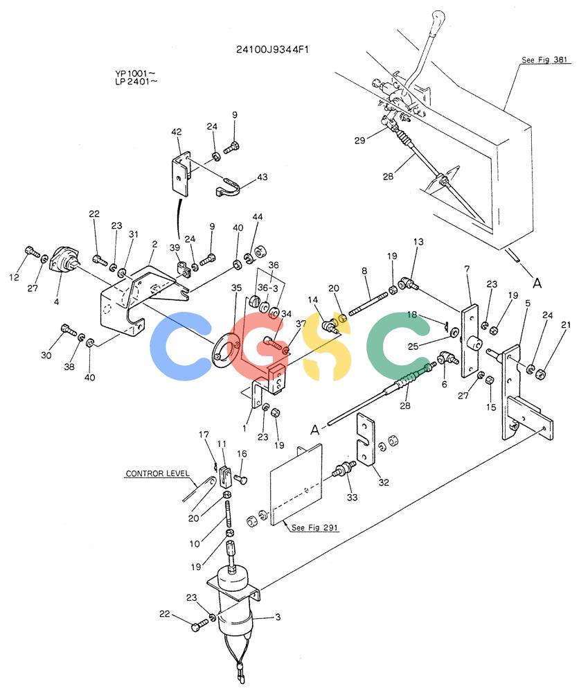 神钢零件查询(K905LC) - MARK II EXCAVATOR BTW YP1001 - YP1281 (1/87-12/03) (05-009) - CONTROL ASSY, ENGINE Kobelco