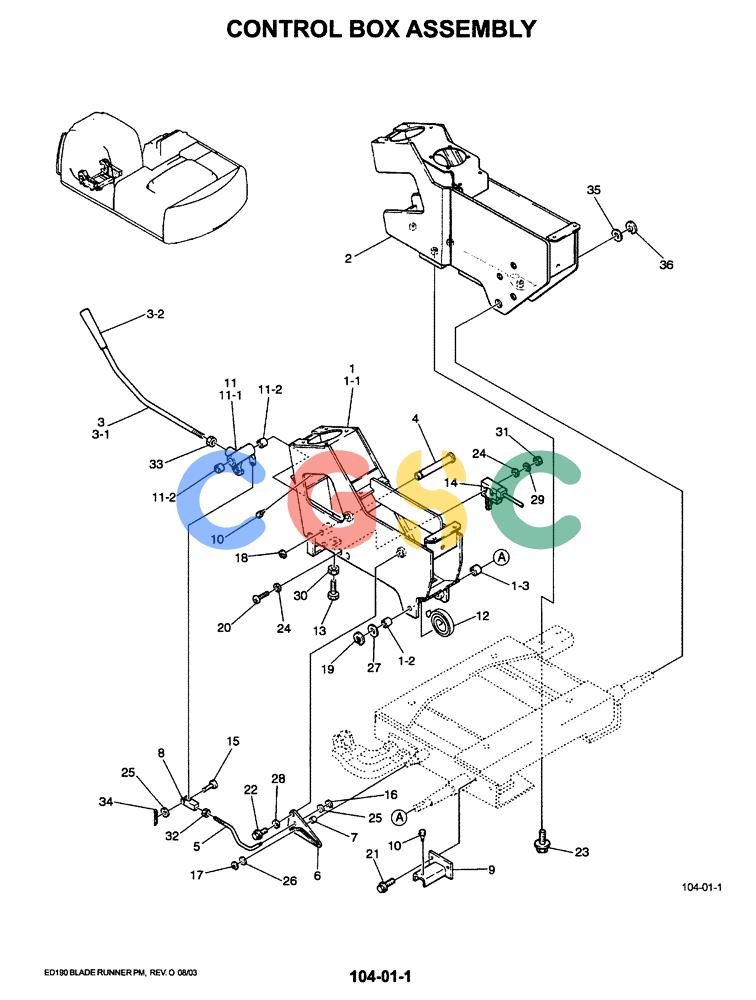 神钢零件查询(ED190LC-6E) - BLADE RUNNER EXCAVATOR/DOZER BTW YL03U0136 - YL03U0292 (1/05-12/06) (01-028) - CONTROL BOX ASSEMBLY Kobelco