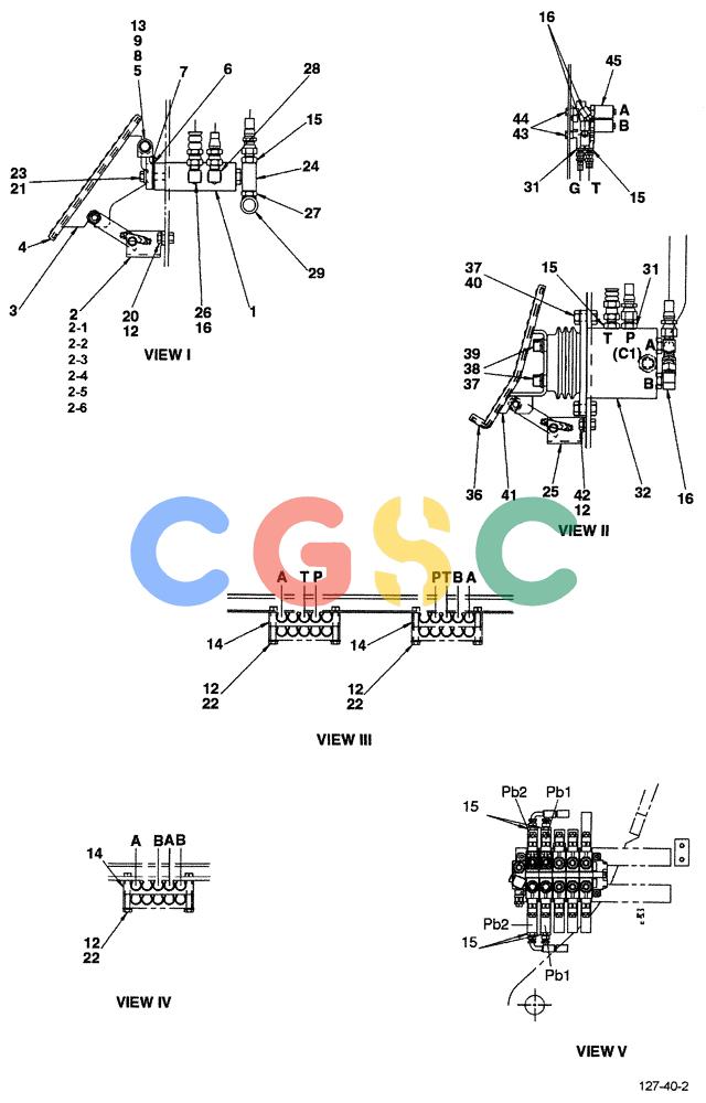 神钢零件查询(ED190LC-6E) - BLADE RUNNER EXCAVATOR/DOZER BTW YL03U0136 - YL03U0292 (1/05-12/06) (01-047[02]) - CONTROL LINES (BREAKER AND EXTRA AND ROTATION) Kobelco