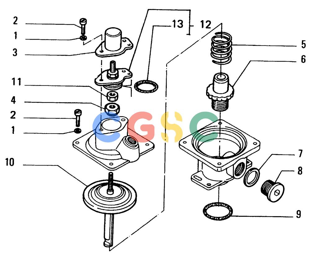 纽荷兰零件查询(FD14E) - CRAWLER DOZER (0.0140[009]) - EXCESS FUEL CONTROL-COMPONENTS New Holland Constructuion