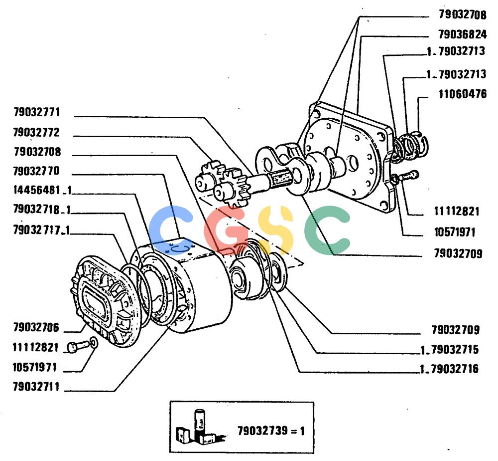纽荷兰零件查询(FD20) - CRAWLER DOZER (E3.29[001]) - PUMP New Holland Constructuion
