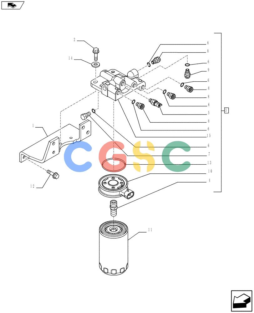 神钢零件查询(F4HFE613F E003) - ENGINE 5801398291 - 84359538 (1/12-) (10.206.01) - FUEL FILTER - COMPONENTS (5801471309) Kobelco