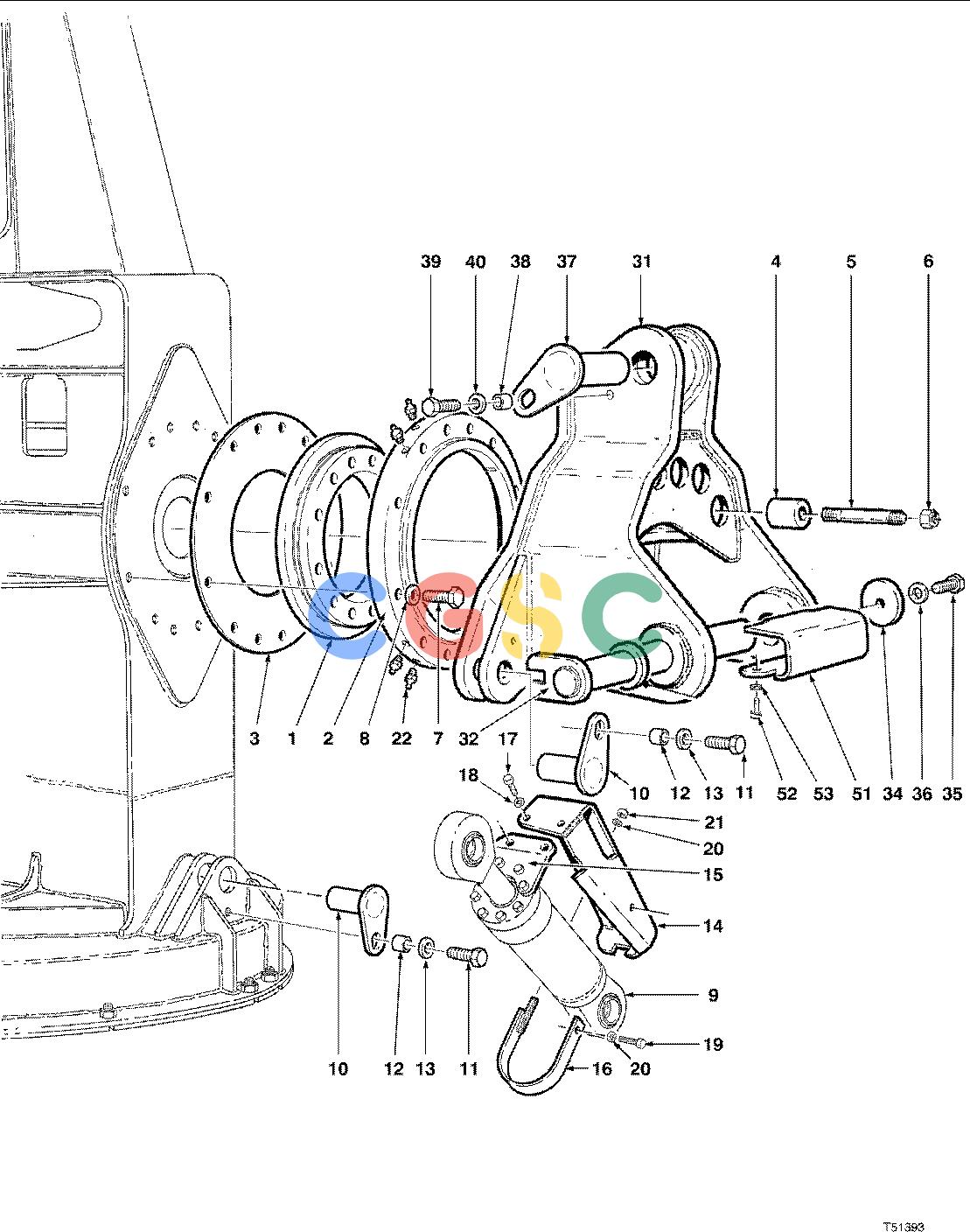 约翰迪尔零件查询TJ608 - ATTACHMENTS WRIST ASSEMBLY 18`` HEAD ( 970560 - ) 4542-023/12 [4542-023/12]EPC John Deere online