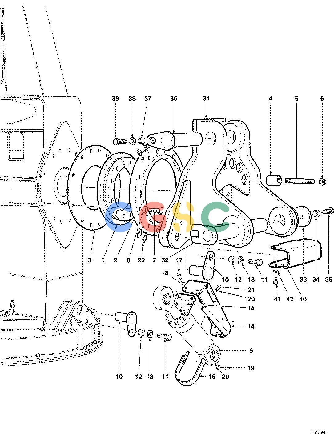 约翰迪尔零件查询TJ2618 - ATTACHMENTS WRIST ASSEMBLY 18`` HEAD ( 970560 - ) 4542-051/12 [4542-051/12]EPC John Deere online