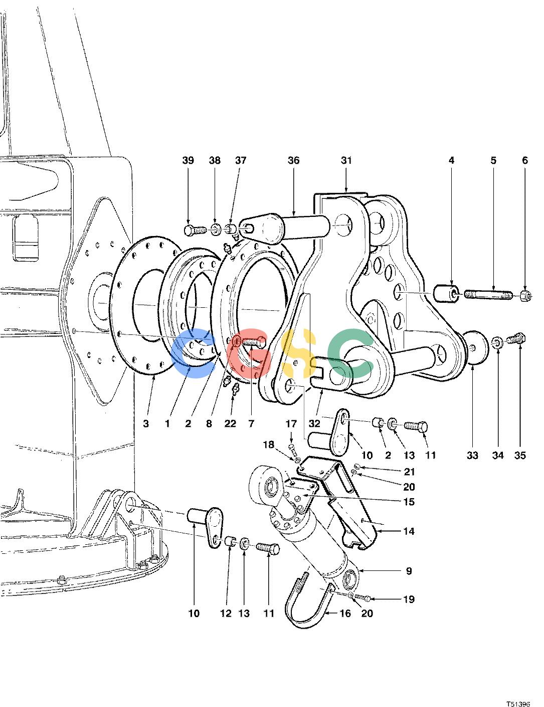 约翰迪尔零件查询T400 - ATTACHMENTS WRIST ASSEMBLY 18`` HEAD ( 9700560 - ) 4542-063/12 [4542-063/12]EPC John Deere online