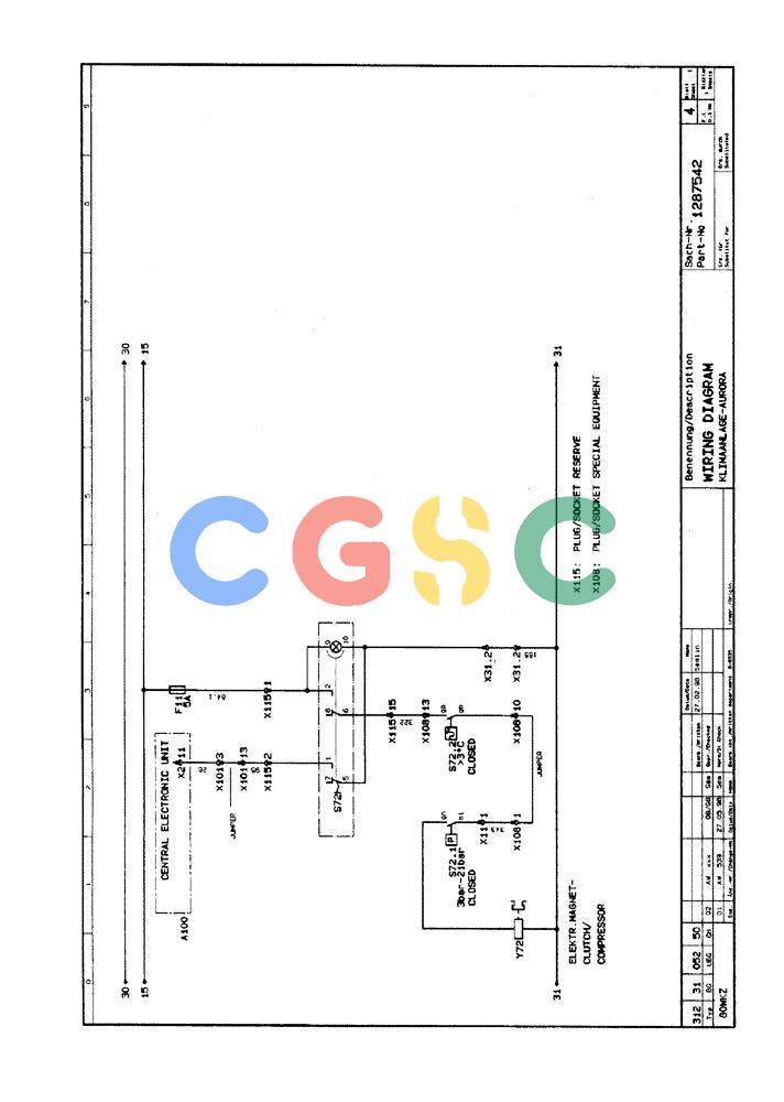 纽荷兰零件查询(EC450) - CRAWLER EXCAVATOR (SN: 750001-UP) (11/99-) (31.050[001]) - ELECTRICAL COMPON. I.CIRCUIT DIAGRAM PAGE 1(S/N 750001-750019) New Holland Constructuion