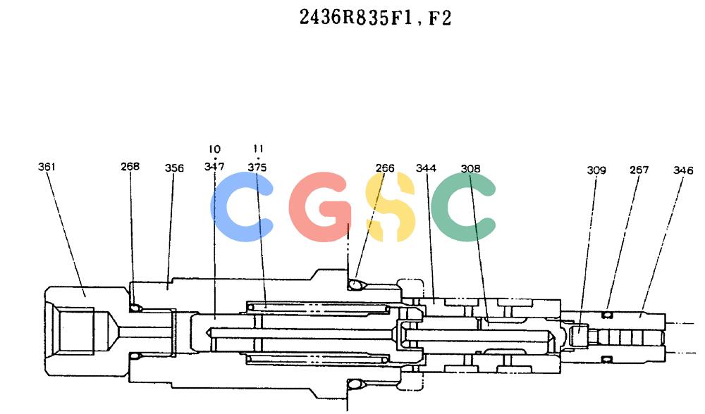 神钢零件查询(MD450BLC) - EXCAVATOR BTW TS0201 - TS0394 (1/80-12/06) (11-006) - VALVE ASSY, SEQUENCE Kobelco
