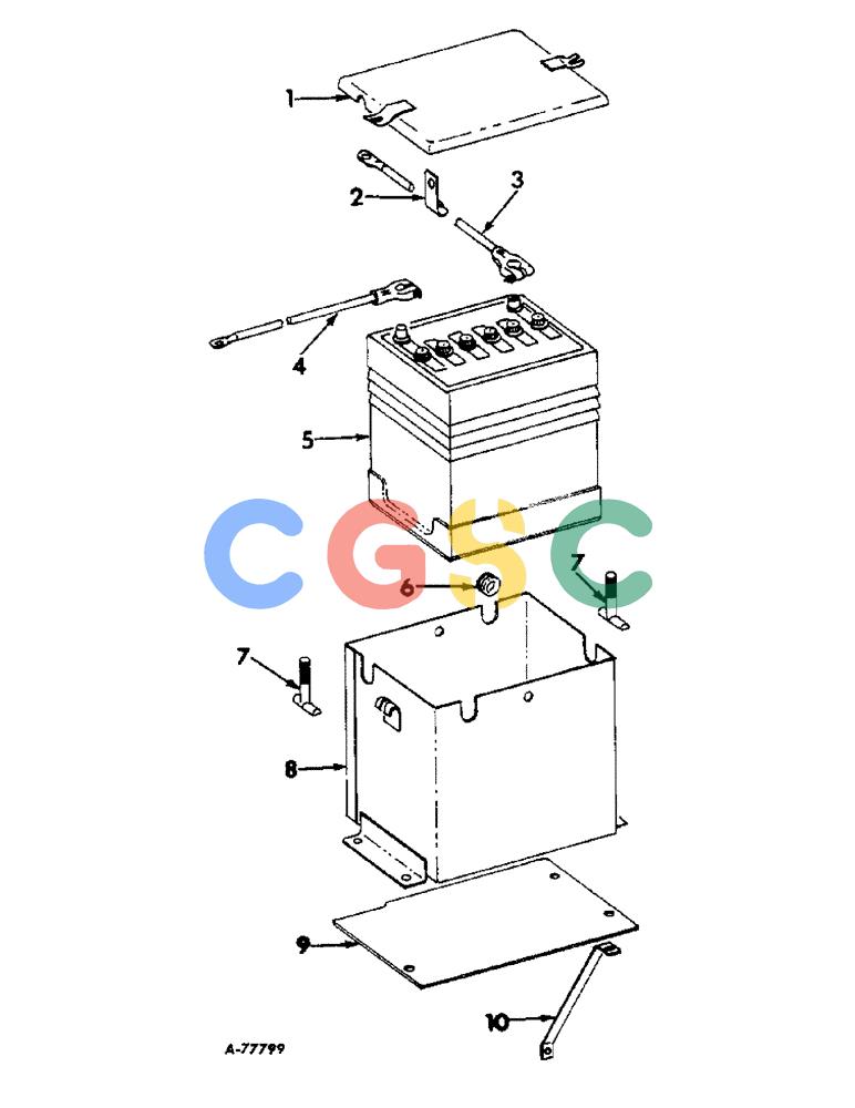 凯斯零件查询(37) - INTERNATIONAL HARVESTER RECTANGULAR BALER (1/63-12/88) (B-55) - WISCONSIN ENGINE ATTACHMENT ELECTRICAL SYSTEM, 12 VOLT Case Agriculture