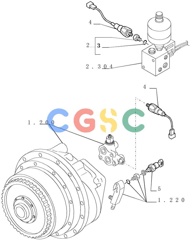 纽荷兰零件查询(DC180.B) - CRAWLER DOZER TIER 2 (3/03-) (6.712[05]) - ELECTRIC COMPONENTS New Holland Constructuion