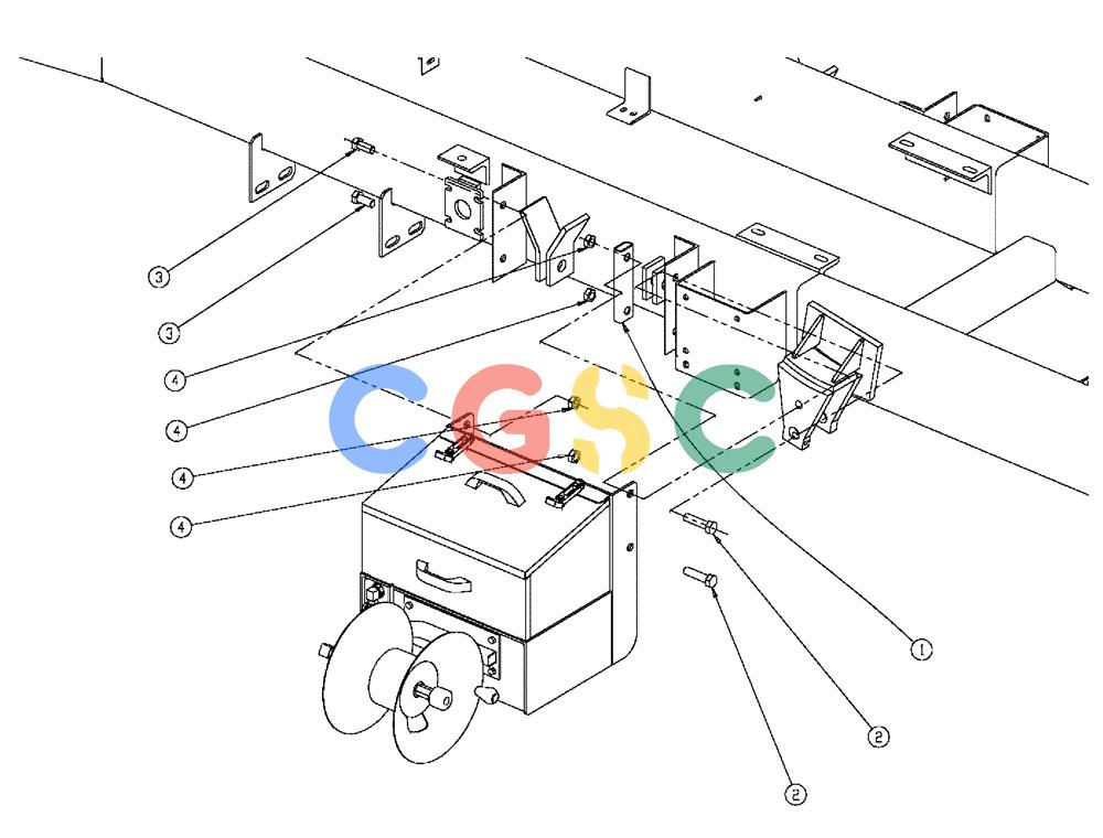 凯斯零件查询(438) - FLEX-AIR APPLICATOR - 2003 (3/03-10/03) (13-006) - PRESSURE WASHER MOUNT Case Agriculture