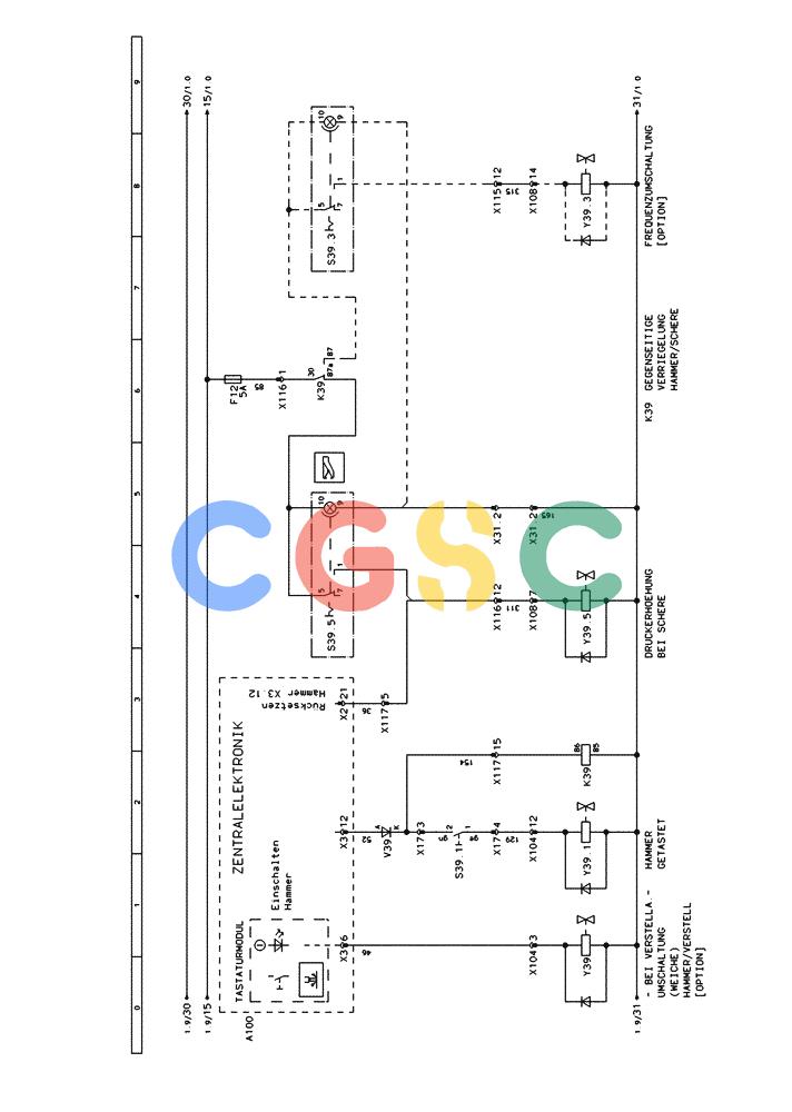 纽荷兰零件查询(EC130) - CRAWLER EXCAVATOR (4/99-) (31.050[002]) - ELECTRICAL COMPON. I.CIRCUIT DIAGRAM (OPTION) (S/N 11701-11701) New Holland Constructuion