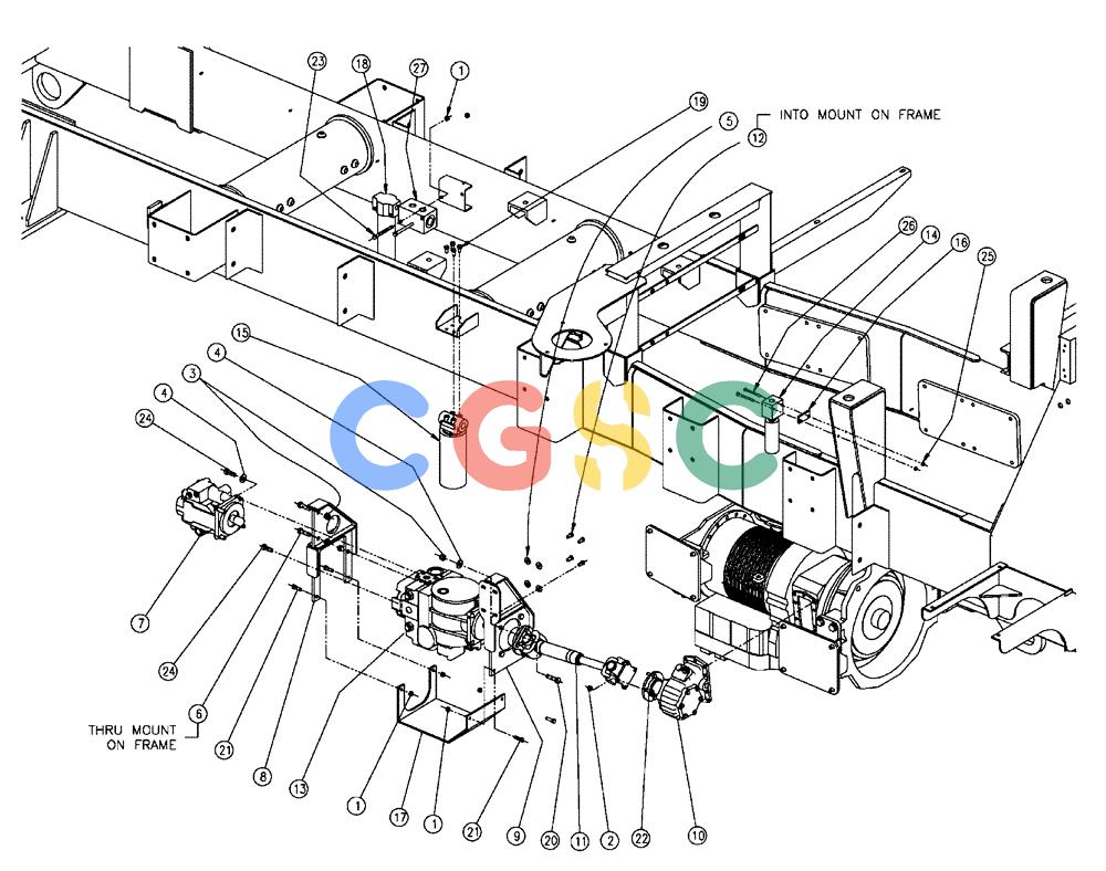 凯斯零件查询(438) - FLEX-AIR APPLICATOR - 2003 (3/03-10/03) (06-007) - PUMP GROUP, FLEX, 3 WHEEL Case Agriculture