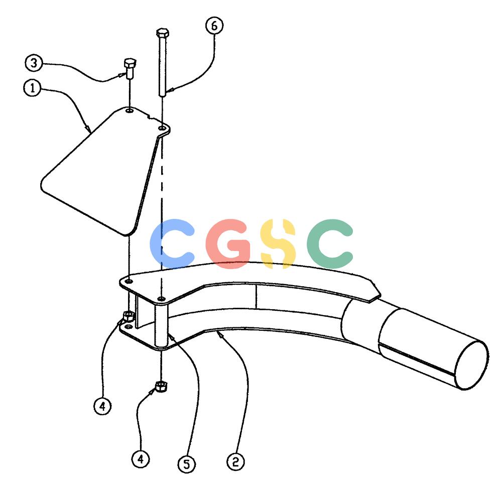 凯斯零件查询(438) - FLEX-AIR APPLICATOR - 2003 (3/03-10/03) (04-030) - DEFLECTOR ASSY, 2.5”, LH Case Agriculture