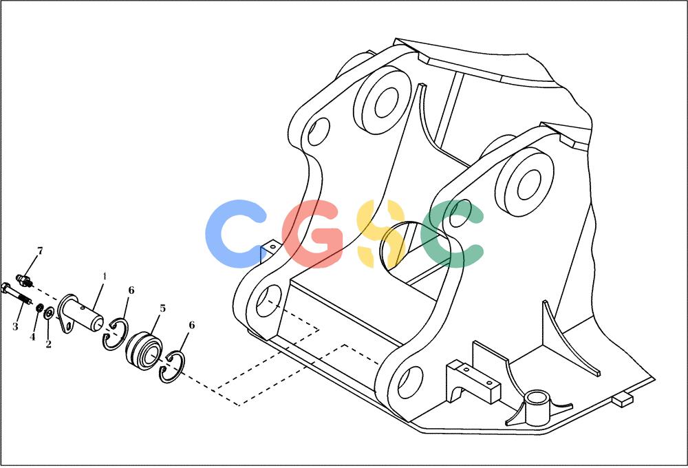 纽荷兰零件查询(EC450) - CRAWLER EXCAVATOR (SN: 750001-UP) (11/99-) (01.650[001]) - BEARING FRAME (S/N 750001-UP) New Holland Constructuion
