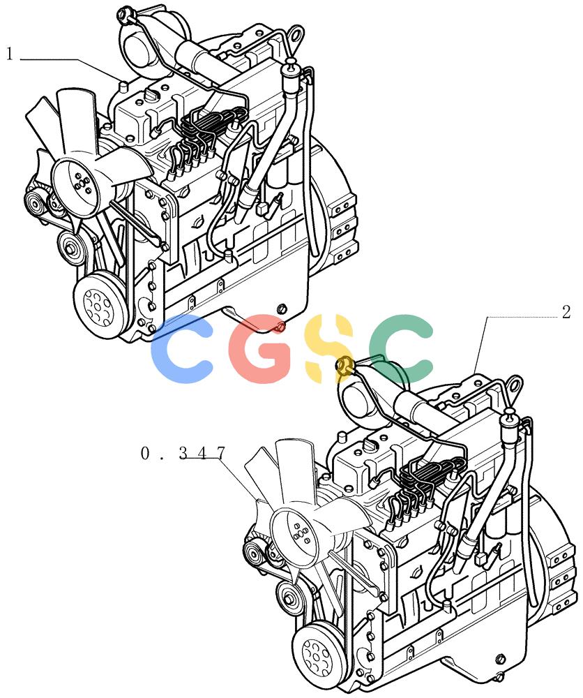 纽荷兰零件查询(DC180PS) - CRAWLER DOZER (11/00-) (0.021[01]) - ENGINE (Dec 20 2005 4:11PM) New Holland Constructuion