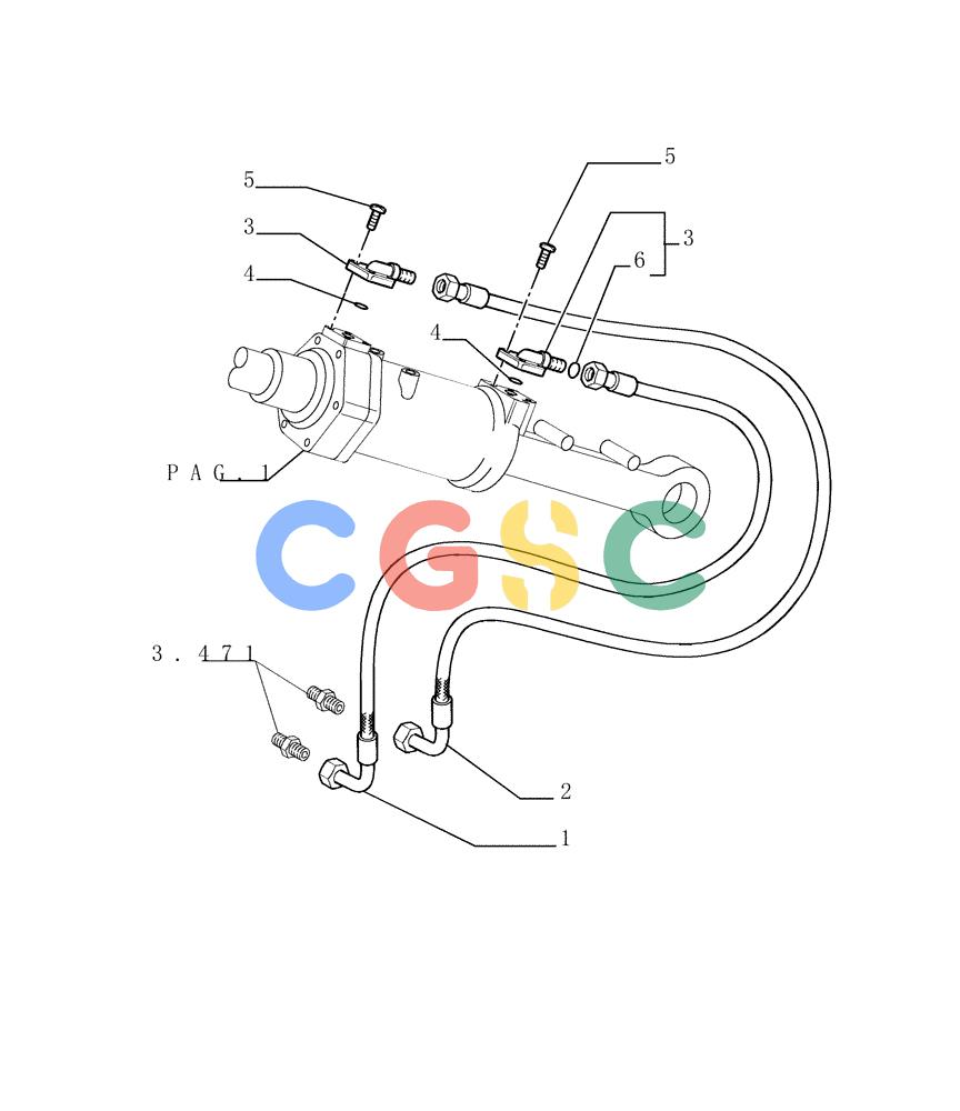 纽荷兰零件查询(DC150PS) - CRAWLER DOZER (9.467[04]) - PUSHBEAMS AND STRUTS (HSU) - CYLINDER - OPTIONAL CODE 76075343 New Holland Constructuion