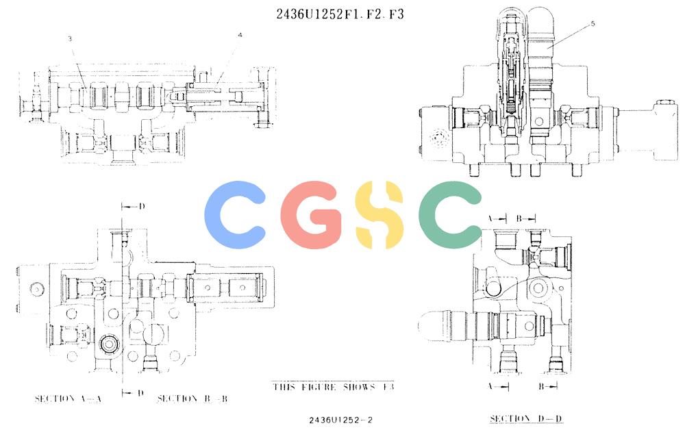 神钢零件查询(K907LC) - MARK II EXCAVATOR ASN YQ0565 (NA) (1/87-12/03) (11-027[01]) - VALUE ASSY, CONTROL (SWING) Kobelco