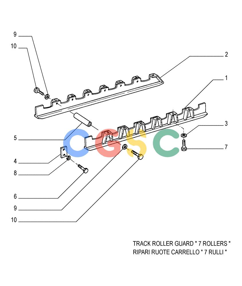 纽荷兰零件查询(FD175) - CRAWLER DOZER (N.A. VERSION)(S/N 061640 & AFTER) (1/93-) (2.348[02]) - TRACK GUARDS New Holland Constructuion