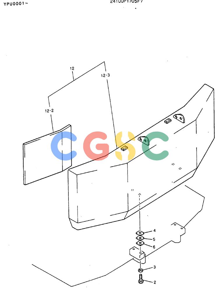 神钢零件查询(MD140BLC) - EXCAVATOR BTW YPU0001 - YPU0300 (1/80-12/06) (01-002) - COUNTER-WEIGHT ASSY. Kobelco
