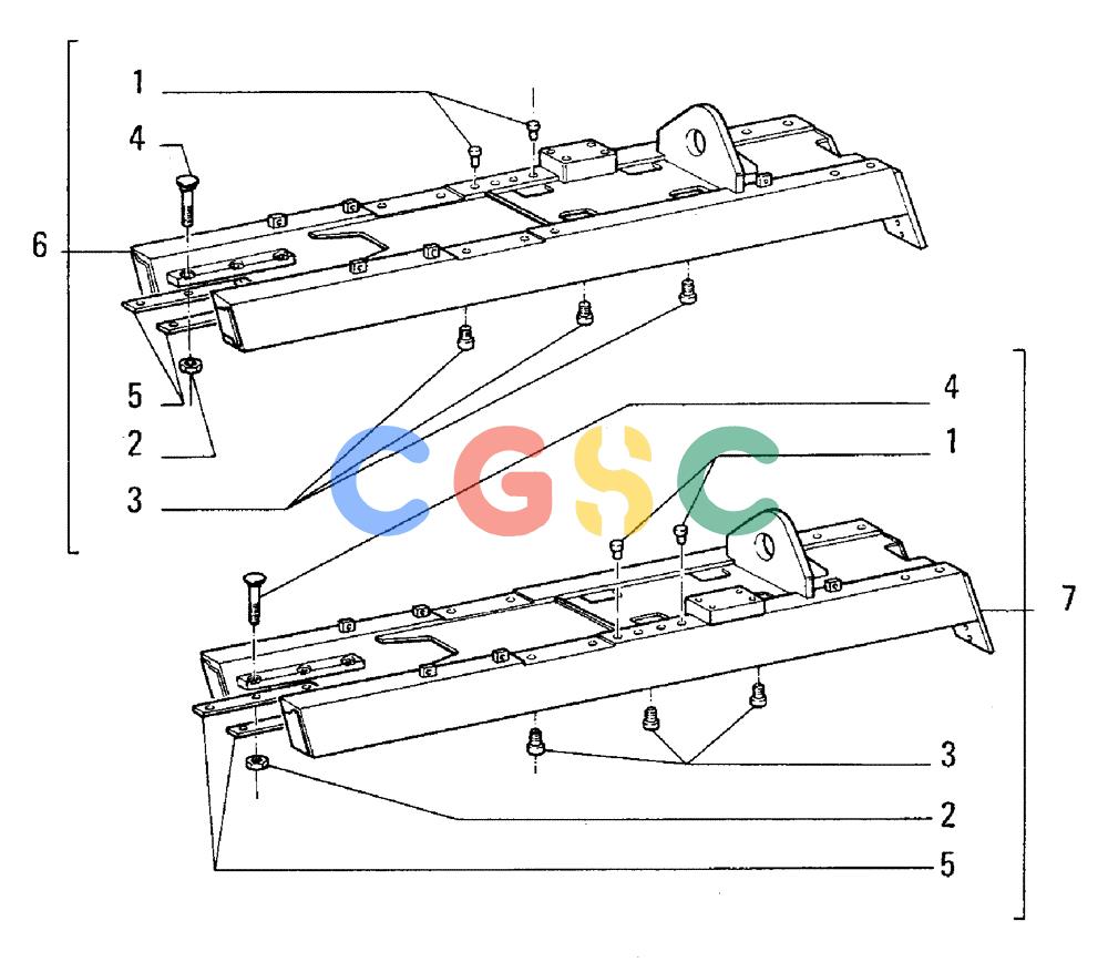 纽荷兰零件查询(FL5B) - CRAWLER LOADER (D3.30[001]) - TRACK FRAME BODY New Holland Constructuion