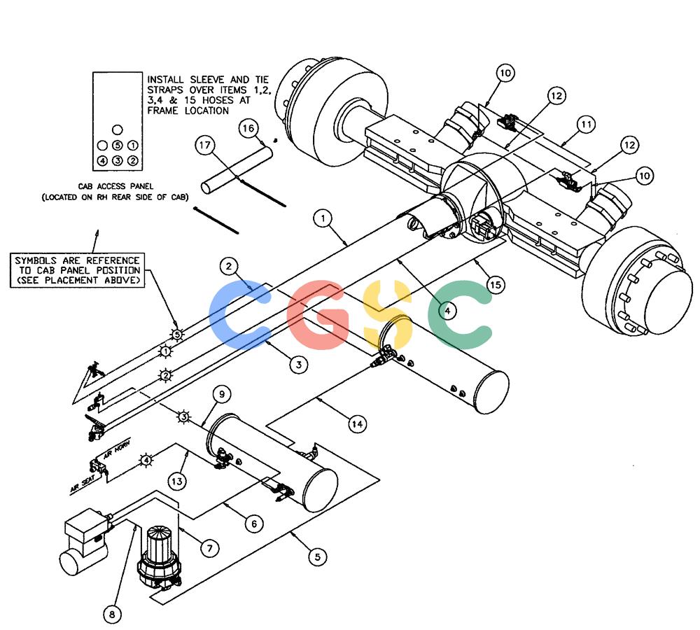 凯斯零件查询(FLX3300B) - FLOATER - 2002 (9/02-10/03) (07-001) - HOSE GROUP Case Agriculture