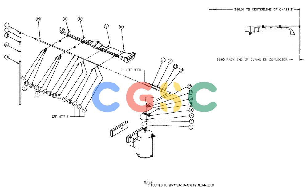凯斯零件查询(438) - FLEX-AIR APPLICATOR - 2003 (3/03-10/03) (10-002) - FOAM TUBE GROUP, FLEX-AIR®, 60’ Case Agriculture