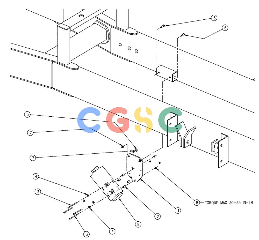 凯斯零件查询(438) - FLEX-AIR APPLICATOR - 2003 (3/03-10/03) (14-008) - RADAR MOUNTING GROUP Case Agriculture