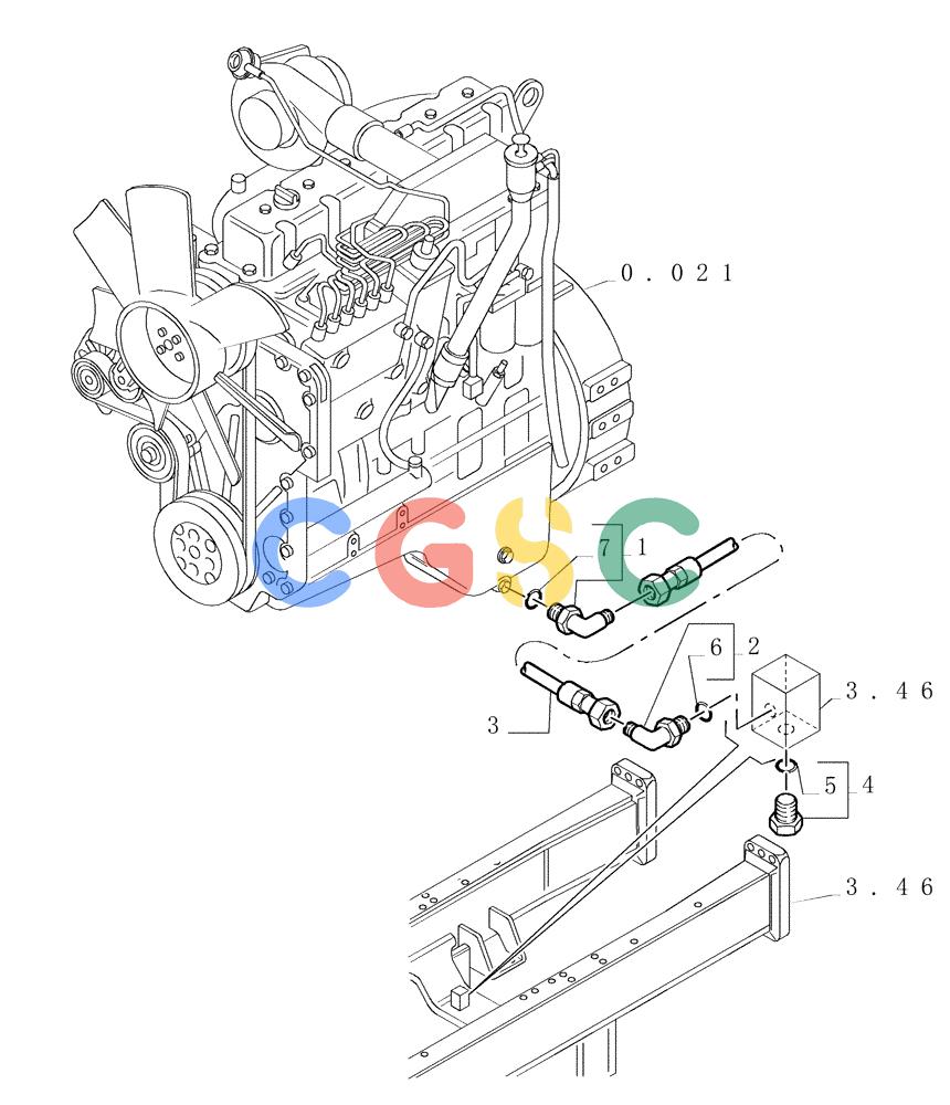 纽荷兰零件查询(DC180PS) - CRAWLER DOZER (11/00-) (0.505[02]) - ENGINE - RELATED PARTS New Holland Constructuion