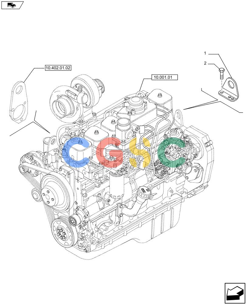 神钢零件查询(F4GE9684C J602) - ENGINE 5801385852 - 84369829 (1/13-) (10.012.04) - HOOKS - ENGINE Kobelco