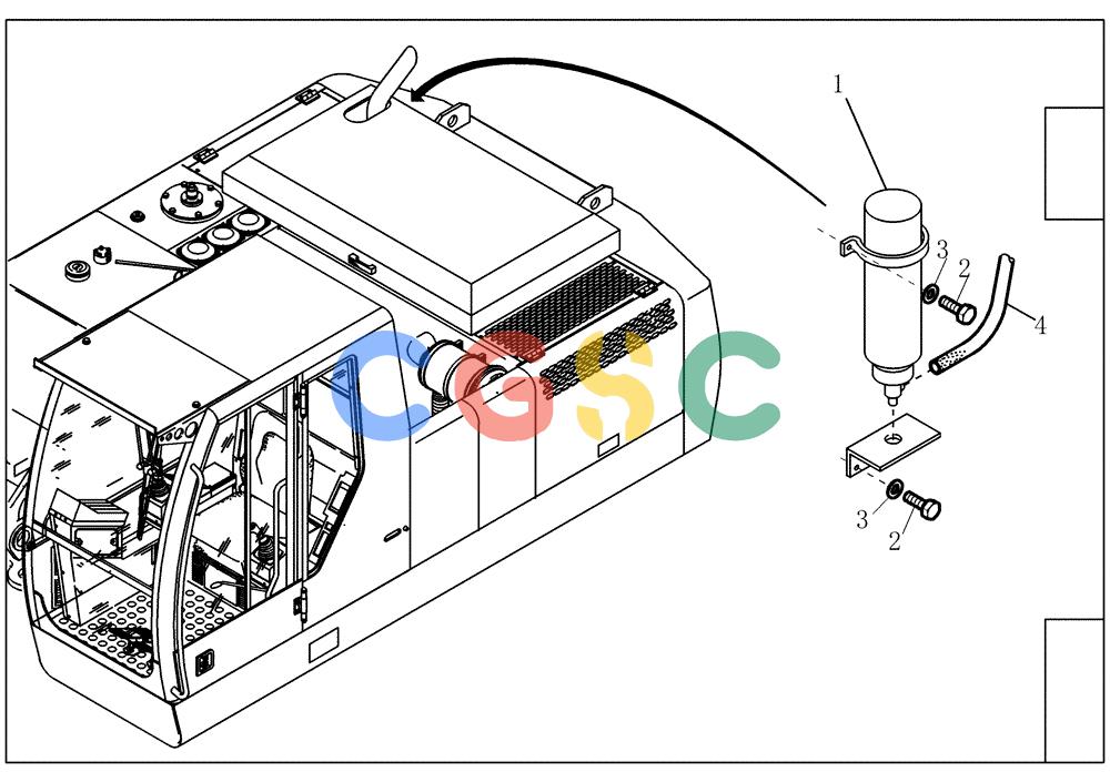 纽荷兰零件查询(EC240) - CRAWLER EXCAVATOR (5/00-) (13.400[001]) - COLD-START SYSTEM (S/N 724002-UP) New Holland Constructuion
