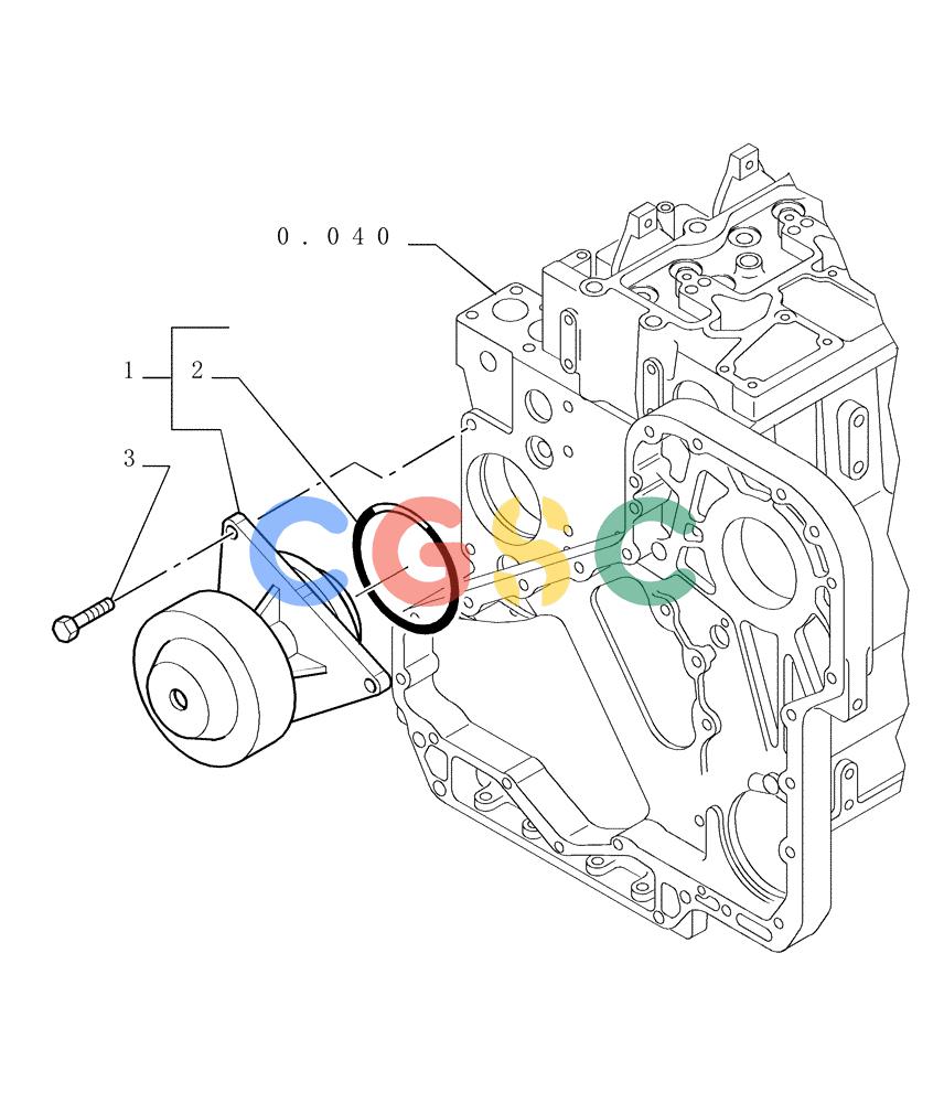 纽荷兰零件查询(DC180.B) - CRAWLER DOZER TIER 2 (3/03-) (0.320[01]) - WATER PUMP New Holland Constructuion