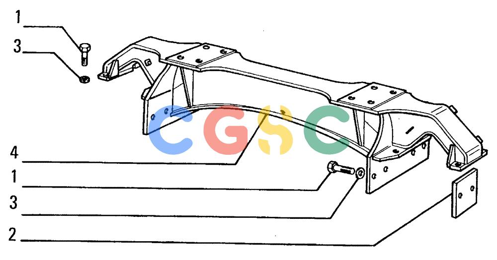 纽荷兰零件查询(FL14E) - CRAWLER LOADER (D3.01[001]) - FRONT SUSPENSION New Holland Constructuion