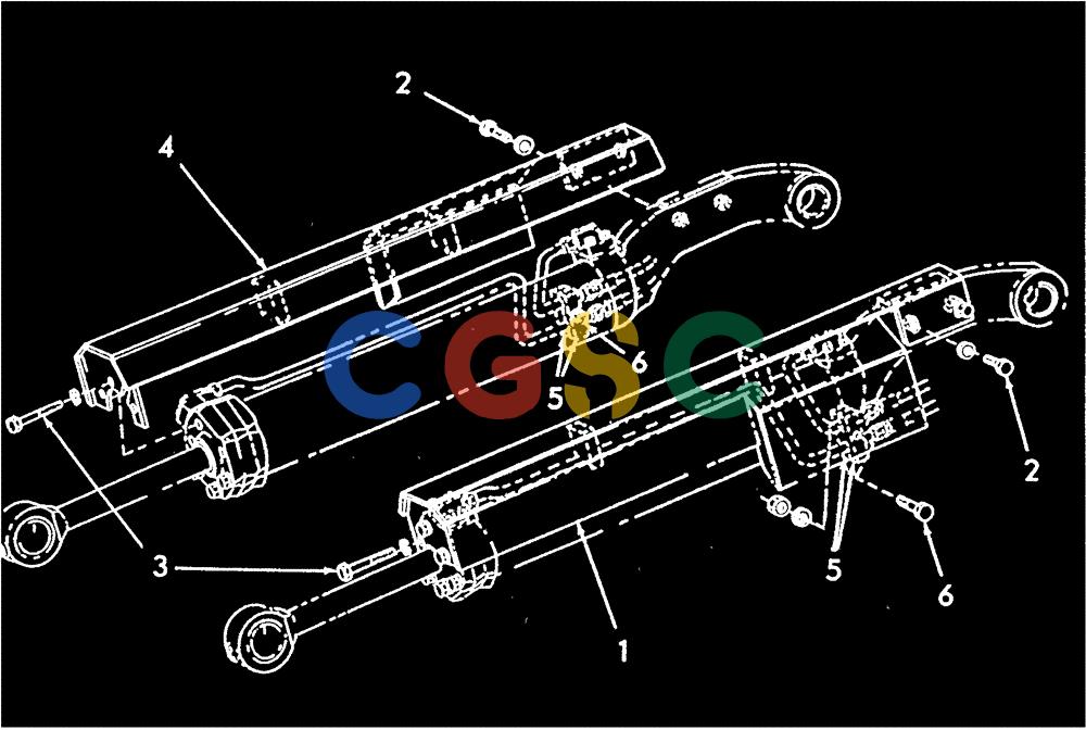 纽荷兰零件查询(FL14E) - CRAWLER LOADER (E3.02[007A]) - DUMP CYLINDER PIPING GUARDS New Holland Constructuion