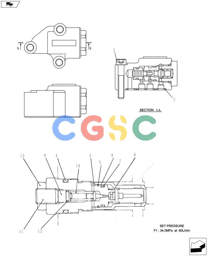 神钢零件查询(ED150-2) - BLADE RUNNER EXCAVATOR/DOZER ASN LH01-01001 (1/09-12/12) (01-017[07]) - VALVE INSTALLATION Kobelco