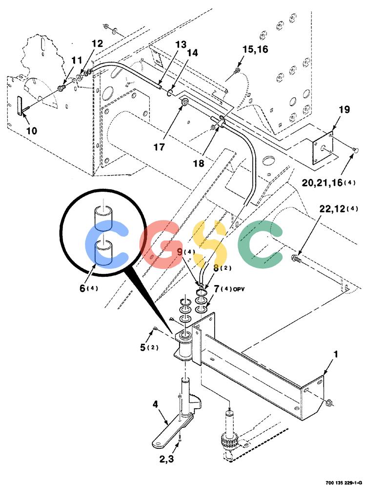 凯斯零件查询(RS561) - CASE IH ROUND BALER (1/99-12/00) (06-030) - TWINE THREADER ASSEMBLY Case Agriculture